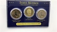 James Monroe Presidential Dollar Coin Set