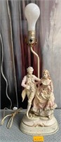 11 - VINTAGE TABLE LAMP W/ CERAMIC FIGURAL BASE