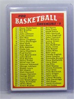 1971 Topps Checklist #1