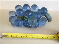 Blue Blown Glass Grapes