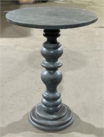 (Q) Round End Table Diameter 19 1/2” Height 27”