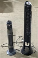 (Q) 2 Standing Tower Heaters Untested