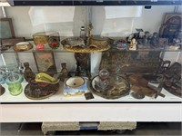 Vintage Decor: Vanity Trays, Figurines, Phone etc