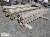 (10) 12' Wood Scaffolding Planks