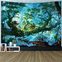 DBLLF Fantasy Tapestry  Night Forest  80x60