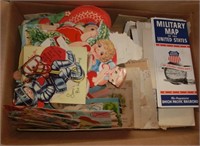 large lot of vintage Valentines, post cards and