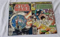 Star Wars  and Dazzler Comic Books.