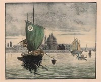 Watercolor of Sailboats