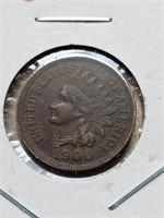 High Grade 1900 Indian Head Penny