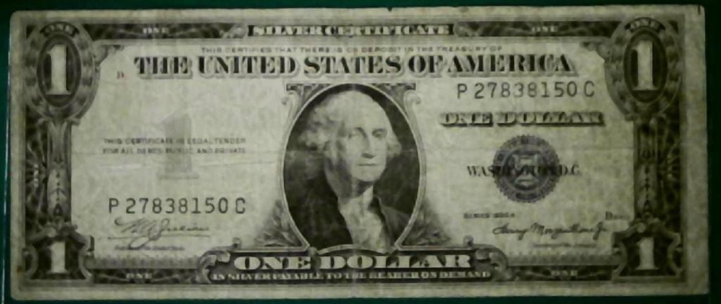 1935 A ! Dollar Silver Certificate P27838150C