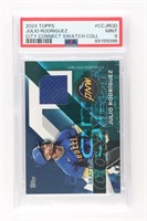 GRADED JULIO RODRIGUEZ BASEBALL PATCH CARD