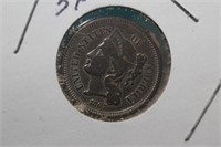 1864 Three Cent Nickel