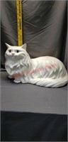 Large Vintage Ceramic Cat Vintage No Flaws