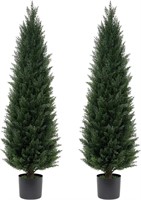 4FT UV Resistant Artificial Cedar Trees - 2pc