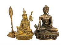 Shakyamuni & Guru Rinpoche Buddha Statues