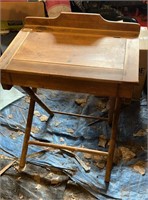 Child's Folding Oak Desk, Vintage