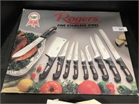 Rogers Stainless Steel Knife Set.