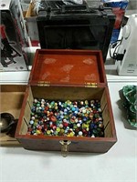Large box full of marbles