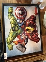 Framed Marvel Avengers Wall Art