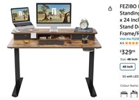 FEZIBO Height Adjustable Electric Standing Desk