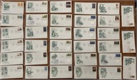 33pc Revolutionary War 1ST DAY ISSUE stamps covers