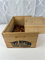 Two River Decoy box with pencils