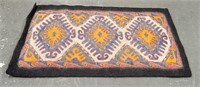 Turkmen Uzbek Felt Carpet Rug 45" by 78"