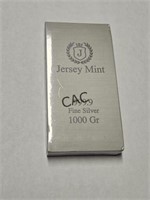 Jersey Mint 1000gr(Kilo) Silver Bar