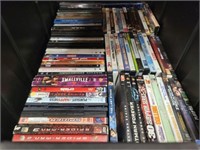 BOX OF DVDS