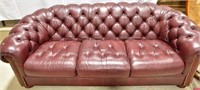 English Three Cushion Chesterfield / Sofa