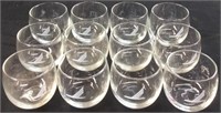 (12) PIEDMONT AIRLINES SPEEDBIRD LOGO GLASSES