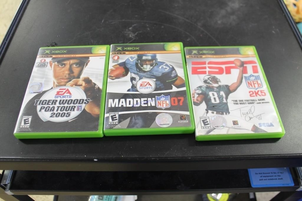 XBOX Lot of 3 Sports Games