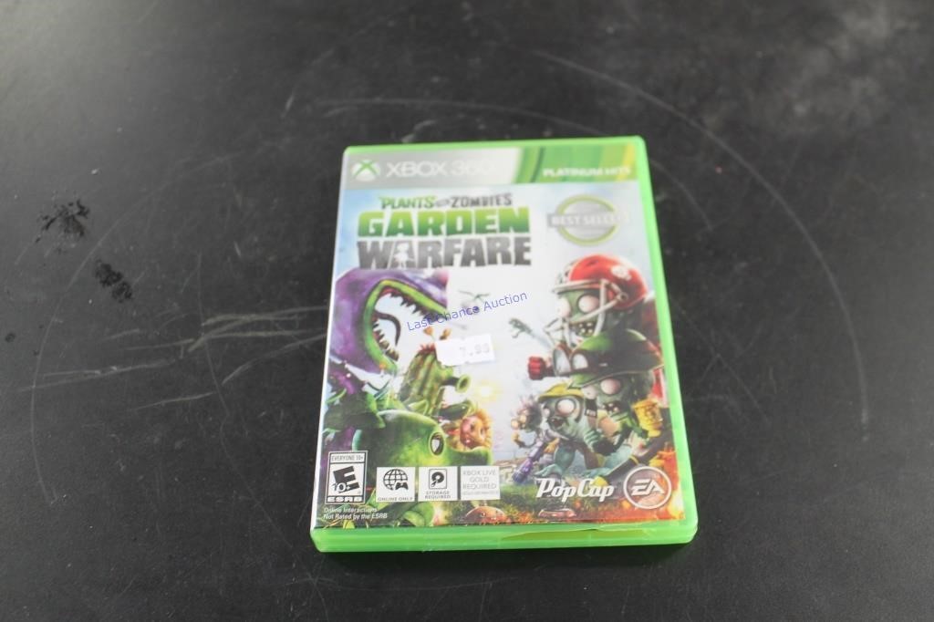 XBOX 360 Plants vs Zombies Garden Warfare