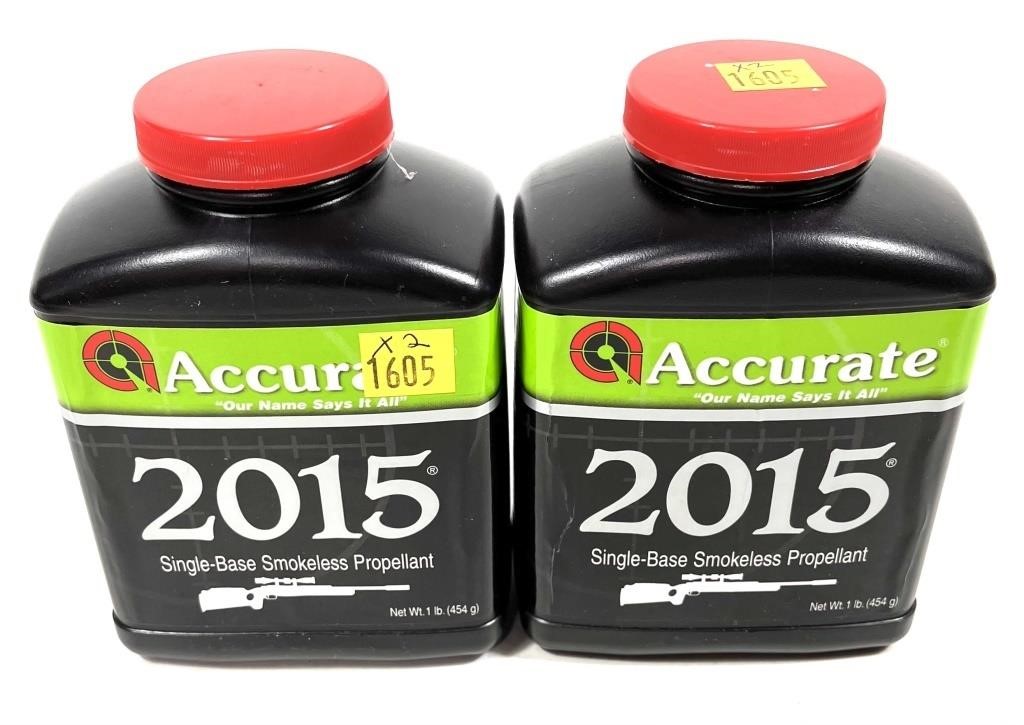 x2- 1 lb. Bottles of 2015 Accurate Single-Base
