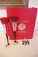 Waterford 2015 Fortitude Red Flutes with Original