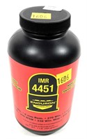 1 lb. Bottle of IMR 4451 powder, 1 lb. *This item