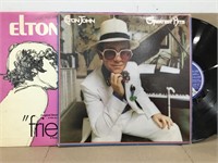 2 Vintage Elton John 12" Vinyl Albums