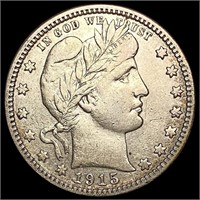 1915-S Barber Quarter CLOSELY UNCIRCULATED