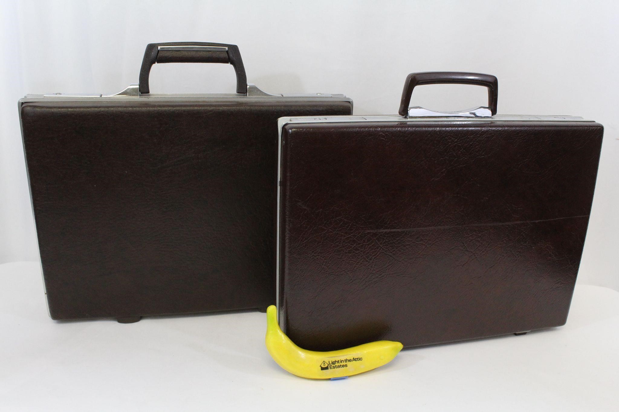 2 Vintage Samsonite & Airway Briefcases