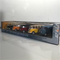 SET OF 5 VW WAGONS DIECAST MODELS