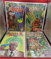 Marvel Lot 4 Comic Books Dracula Hulk Red Sonja++