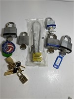 Vintage lot of padlocks gun lock Master Locks