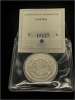 Civil War 2002 $5 Republic of Liberia Coin