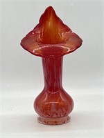 VTG Glass Jack in the Pulpit Hand Blown Vase