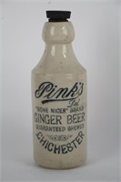 PINK'S CHICHESTER GINGER BEER BOTTLE