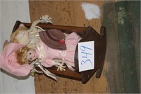 CHILDS CRADLE & DOLL