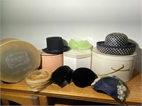Ladies Hat Collection & Hat Boxes
