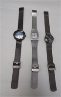 3 Women's Skagen Wristwatches (need batteries)