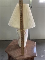Table lamp with small table