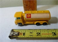 Vtg Husky Shell Tanker Diecast Truck Britain